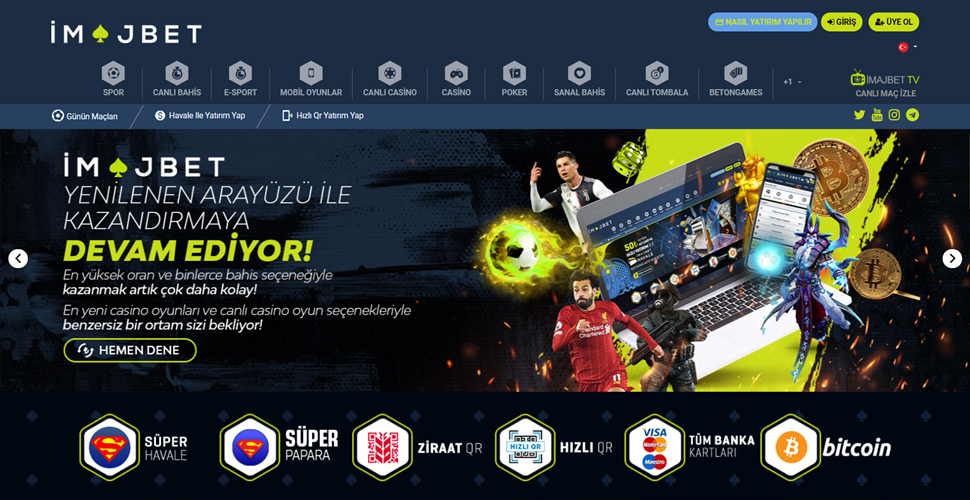 İmajbet online bahis sitesi